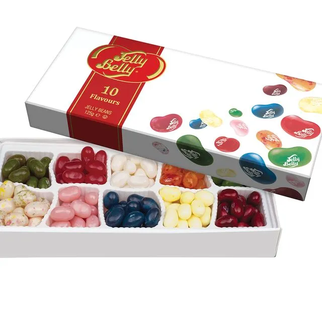 Jelly Belly Gift BOX 10 Assorted Flavours 12 x 125g