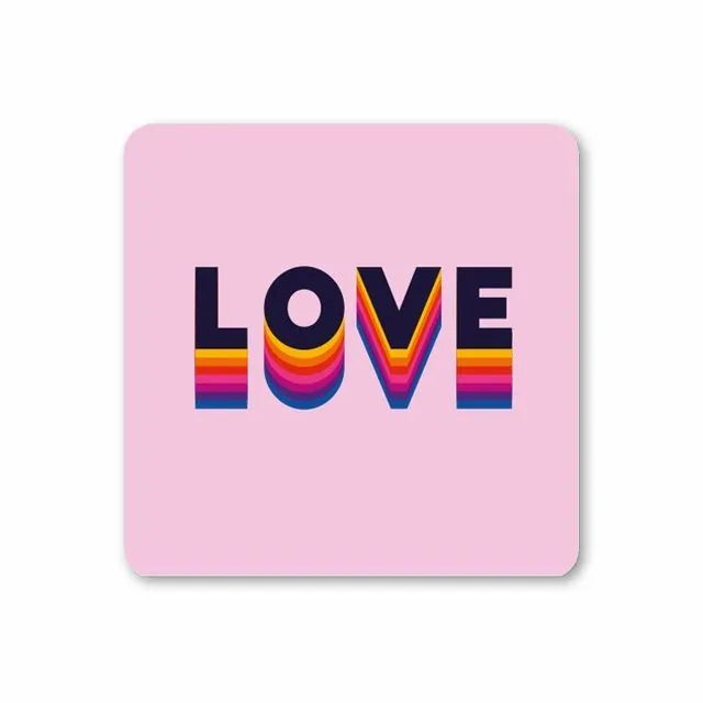 Love Coaster pack of 6