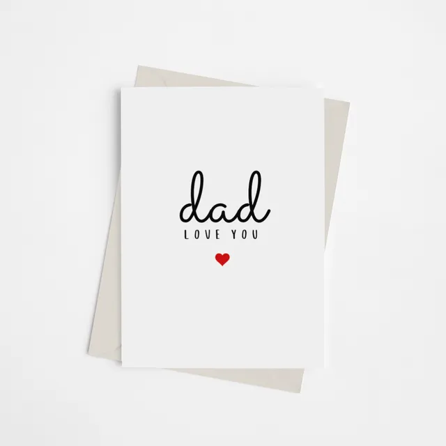 Dad, Love You ❤️️  - Greeting Card