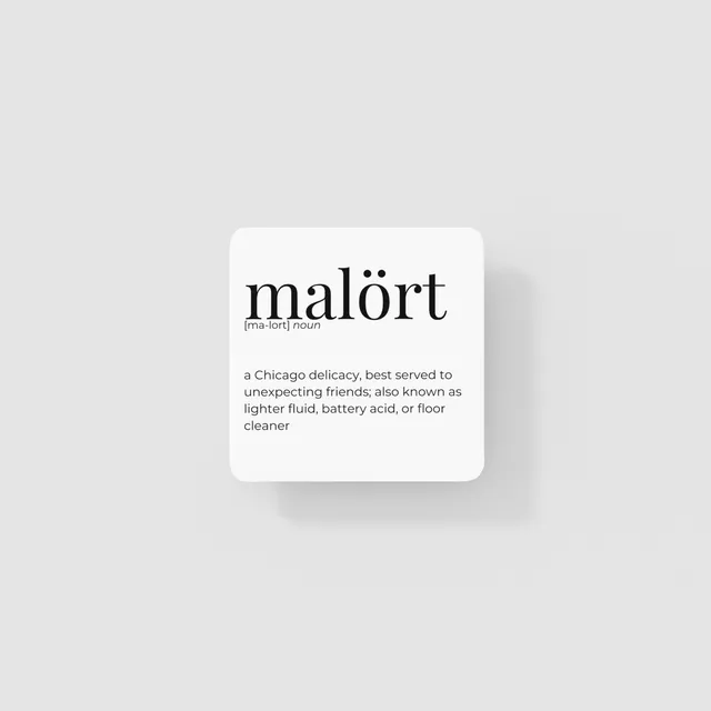 Malort Coaster Set of 6