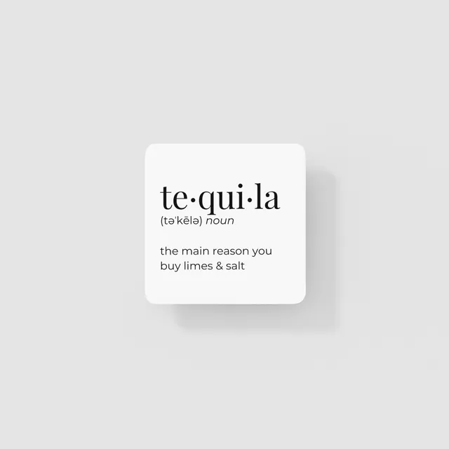 Tequila Coaster Set of 6