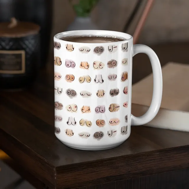 Titty Committee Coffee Mug 15 oz