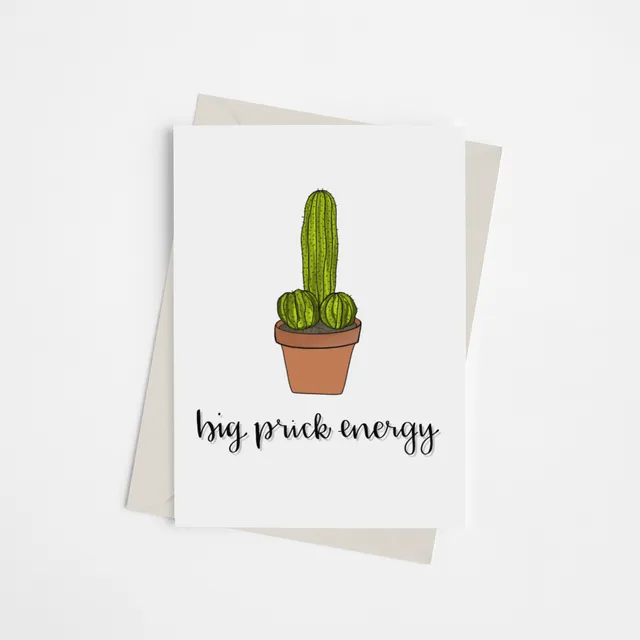 Big Prick Energy - Greeting Card Pack of 10