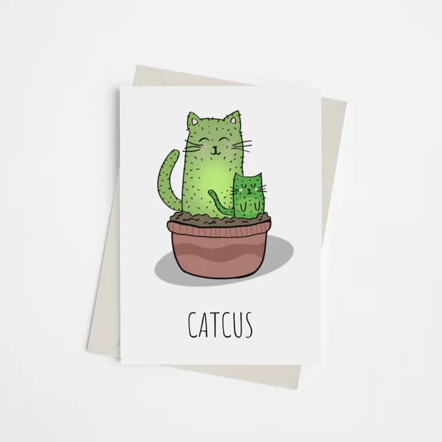 Catcus - Greeting Card Pack of 10