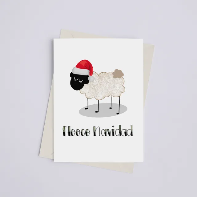 Fleece Navidad - Greeting Card Pack of 10