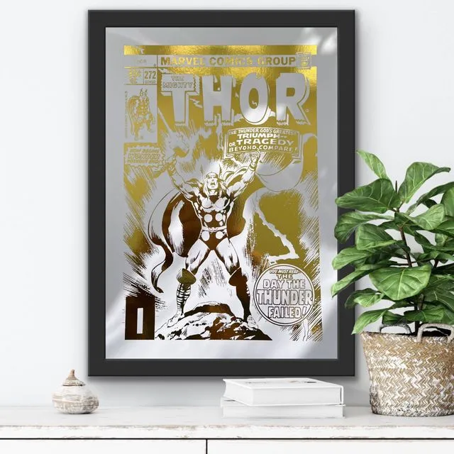 Thor Comic Cover Foil Print