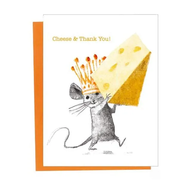 Cheese &amp; Thank You Boxed Notes Set of 8 Cards