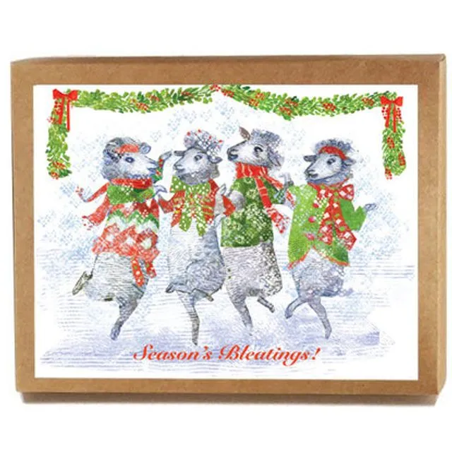 Seasons Bleatings Boxed Notes - Set of 8 Cards