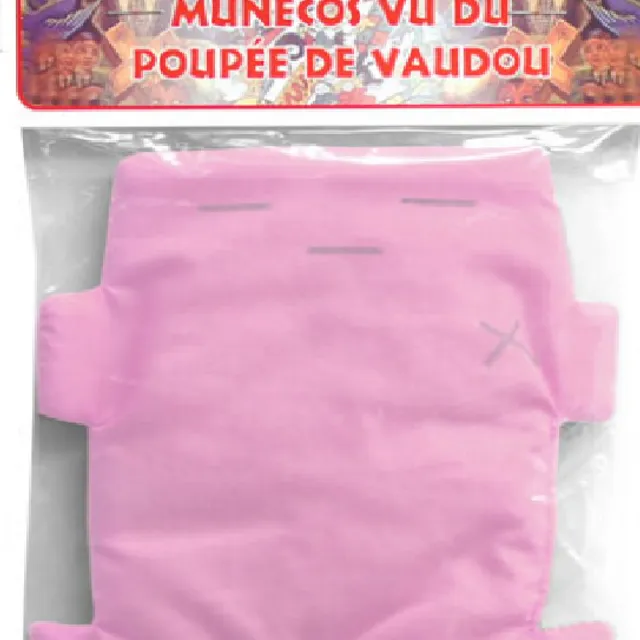 Voodoo Doll Pink Carded 5"