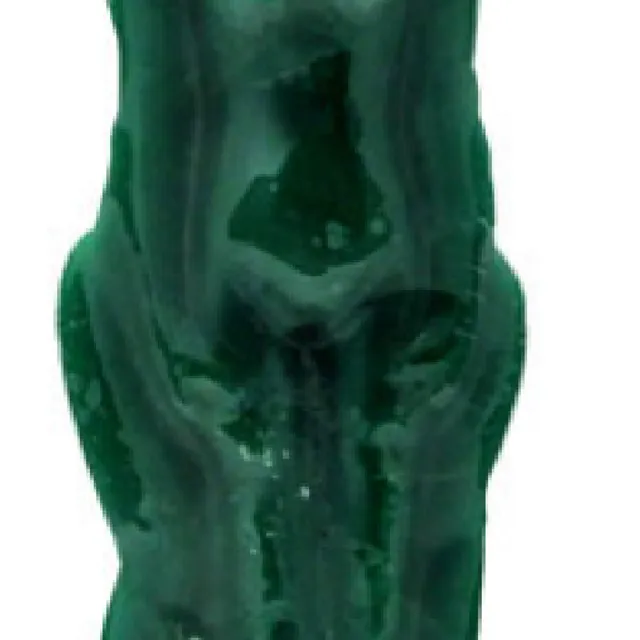 Green Woman Figure Candle