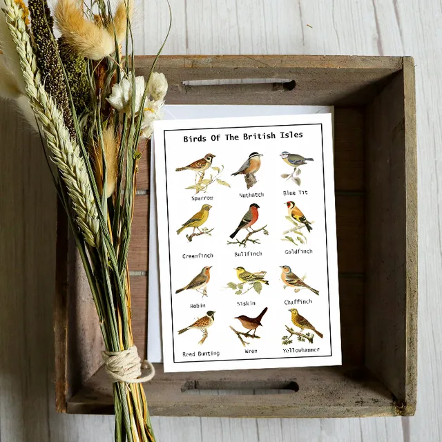 Wildflowers For Birds Seed Card