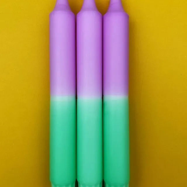 Pastel Perfect Dip Dye Candle Trio
