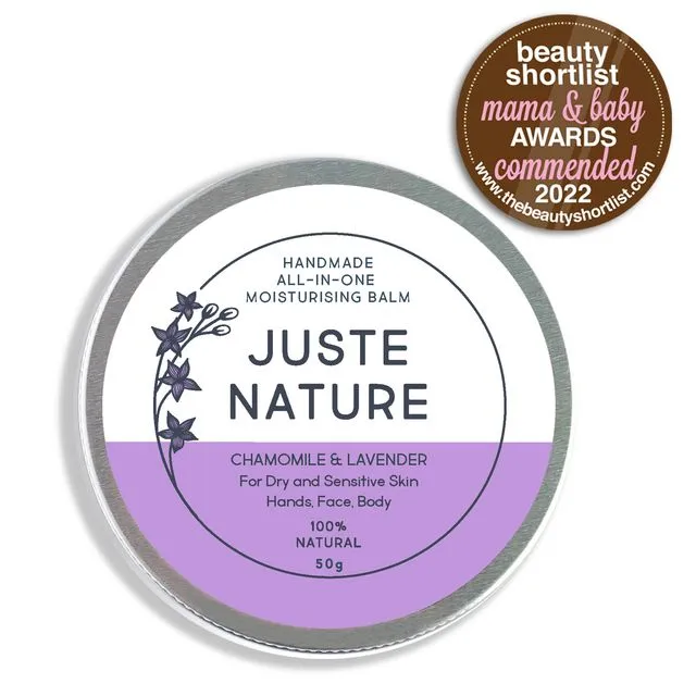 50g Award Winning Chamomile and Lavender All-In One Moisturising Balm