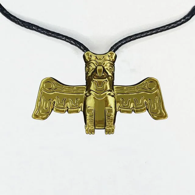 Falcon - My Totem Tribe Spirit Animal Tribal Bead Necklace Native American Jewelry Charm