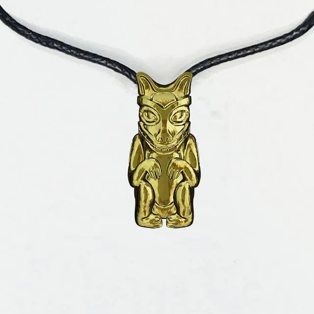 Coyote - My Totem Tribe Spirit Animal Tribal Bead Necklace Native American Jewelry Charm