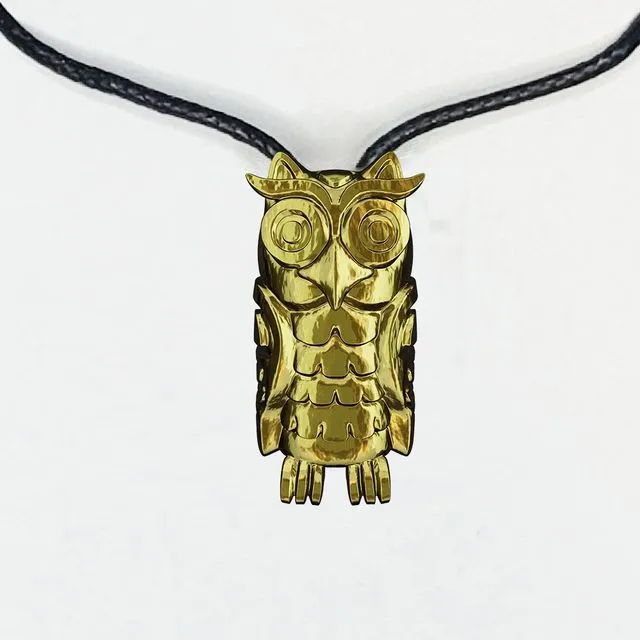 Owl - My Totem Tribe Spirit Animal Tribal Bead Necklace Native American Jewelry Charm