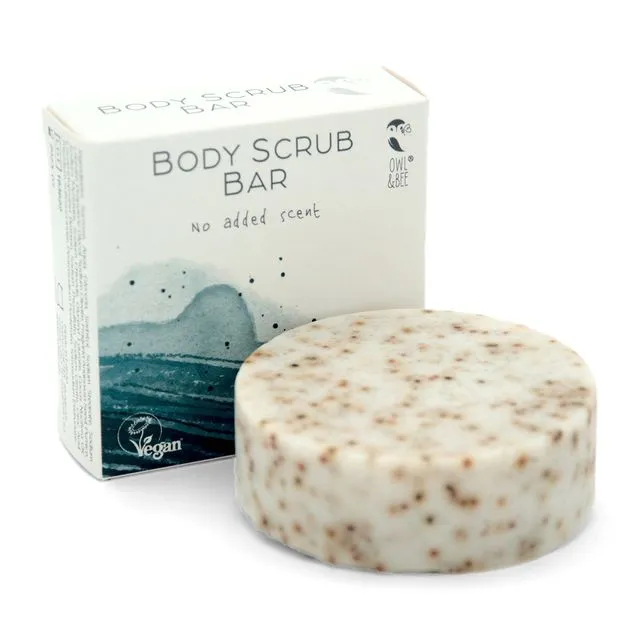 Owl & Bee® - Body scrub bar - No added scent - Pack of 12