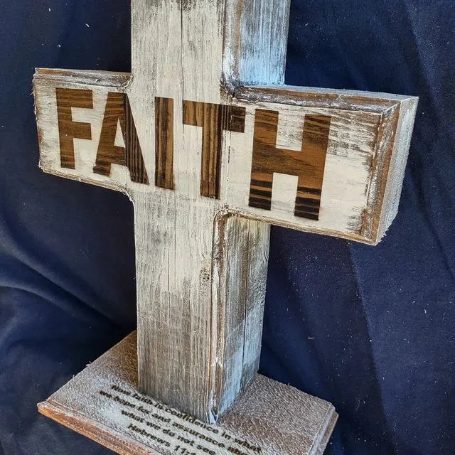 Wood Cross Faith
