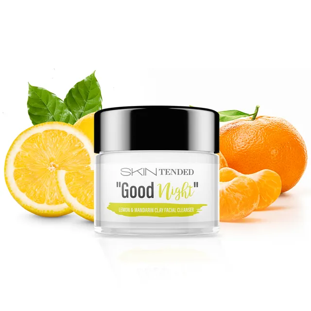 Skintended "Good Night" Lemon &amp; Mandarin Clay Facial Cleanser 60ml