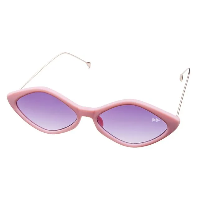 CHIHIRO Sunglasses - Candy Pink - Light Grey - RECYCLED MATERIAL - Sunheroes