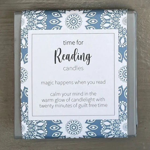 time for Reading candles (wrap)
