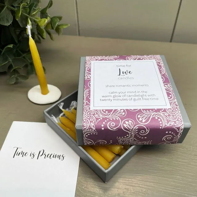 time for Love candles (wrap)