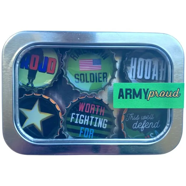 Army Proud Magnet Set