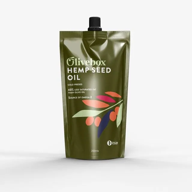 OLIVEBOX Hemp Seed Oil | 250ml Refill