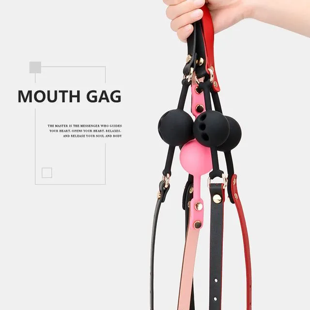 Adjustable Training Sex Products Mouth Ball