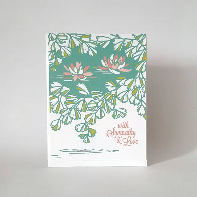 With Sympathy and Love Greeting Card