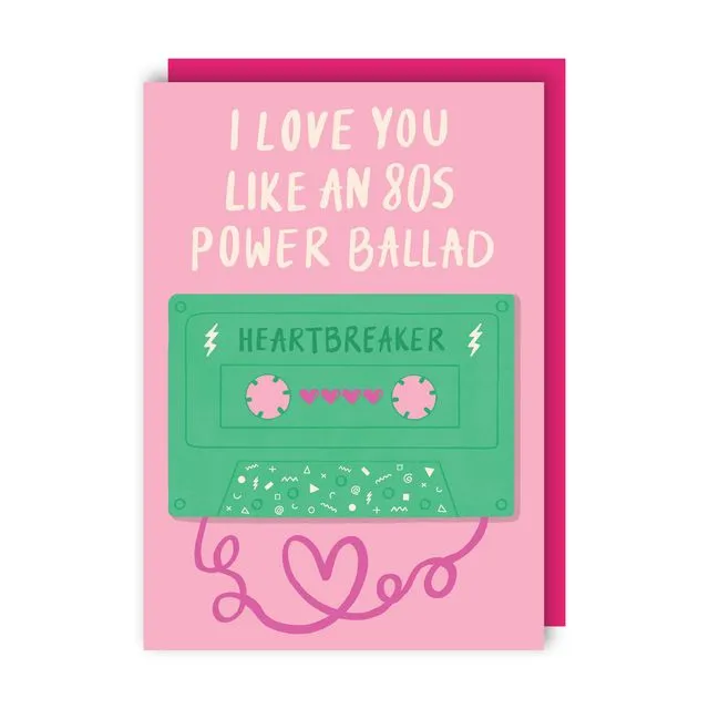 Power Ballad Love Card pack of 6