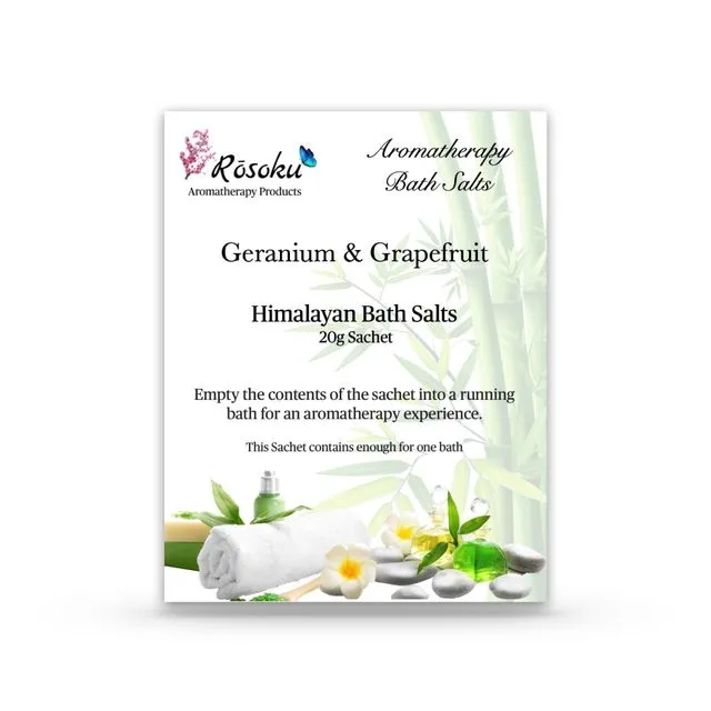 Geranium and Grapefruit Bath Sachet (Skin Revive)