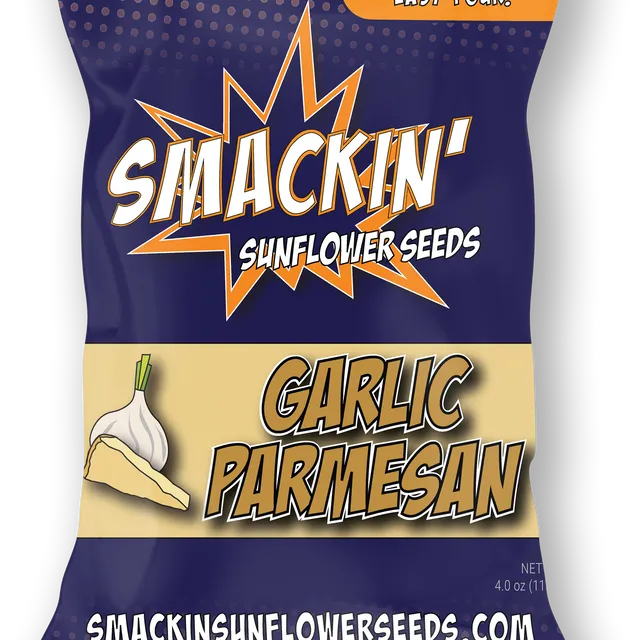 Garlic Parmesan Flavored In-Shell Sunflower Seeds 12 Pack