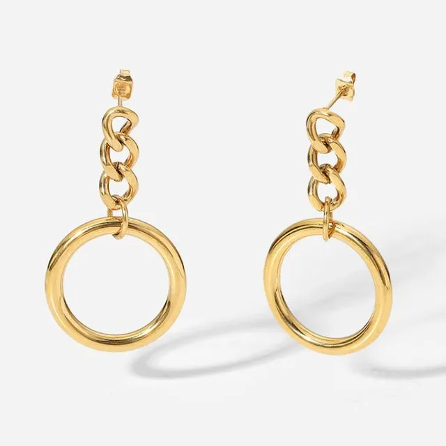 Presented To You Ring Drop Earrings