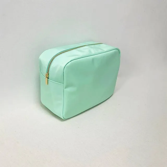 Nylon makeup toiletry bag - Mint