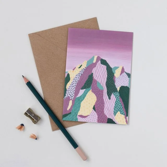 Purple Mountain Card