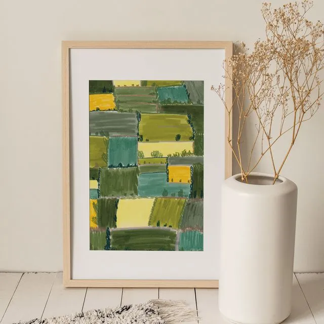 'Summer Fields' - Art Print