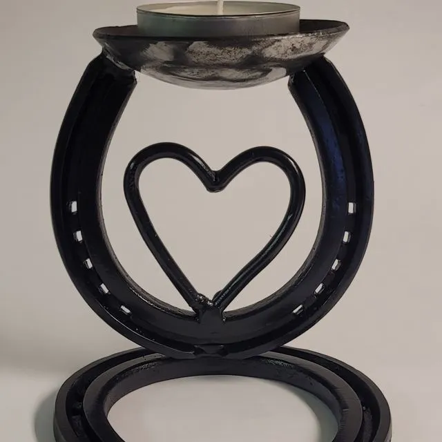 lucky in love candle holder