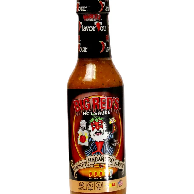 Big Red's Smokey Habanero Hot Sauce