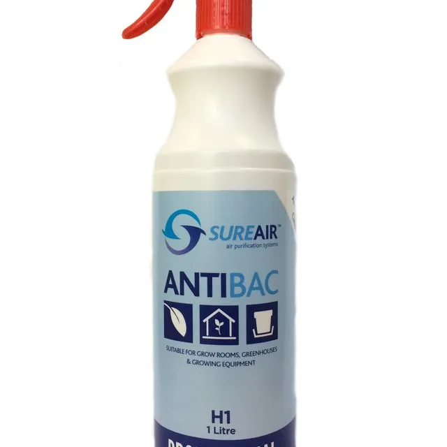 Sureair Antibacterial Cleaner &amp; Sanitiser 1 Litre (Box Of 12)