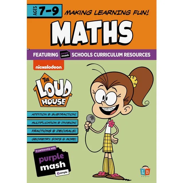 The Loud House - Maths - Ages: 7-9 Book - Pack of 20