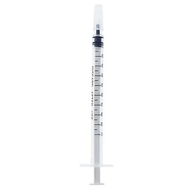 Sureair Sealable Sterile Syringe 1ml with Cap ( x 500)