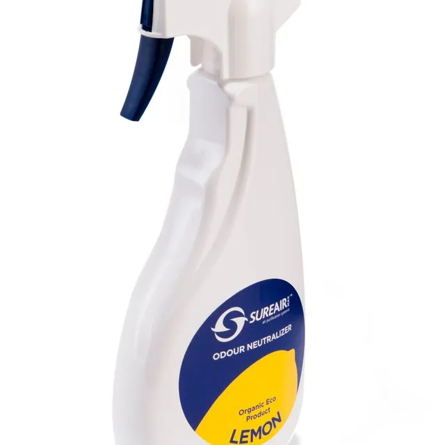 Sureair Lemon Air Freshener - 500ml Odour Neutralizer Spray