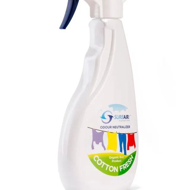 Sureair Cotton Fresh Air Freshener - 500ml Odour Neutralizer Spray