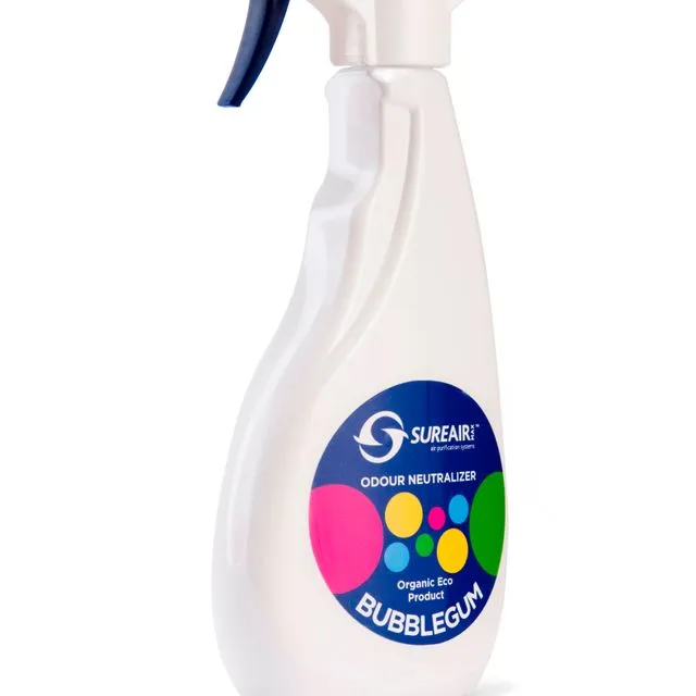 Sureair Bubblegum Air Freshener - 500ml Odour Neutralizer Spray
