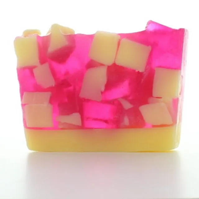 Rhubarb & Custard Soap Slice 120g - Pack of 10