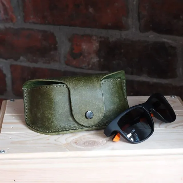 Handmade Leather Eyeglasses Box, Glasses Case