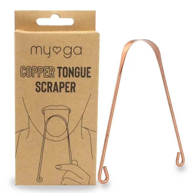 Copper Tongue Scraper Cleaner