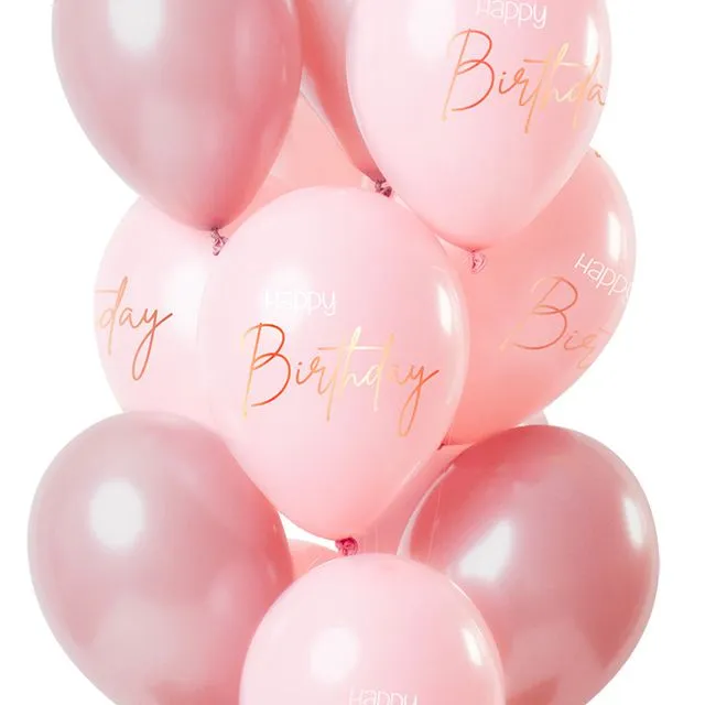 Balloons Elegant Lush Blush 30cm - 12 pieces