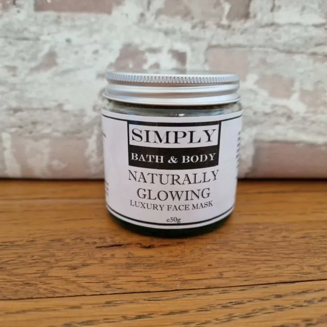 LUXURY FACE MASK - NATURALLY GLOWING (NORMAL SKIN) ORGANIC & NATURAL